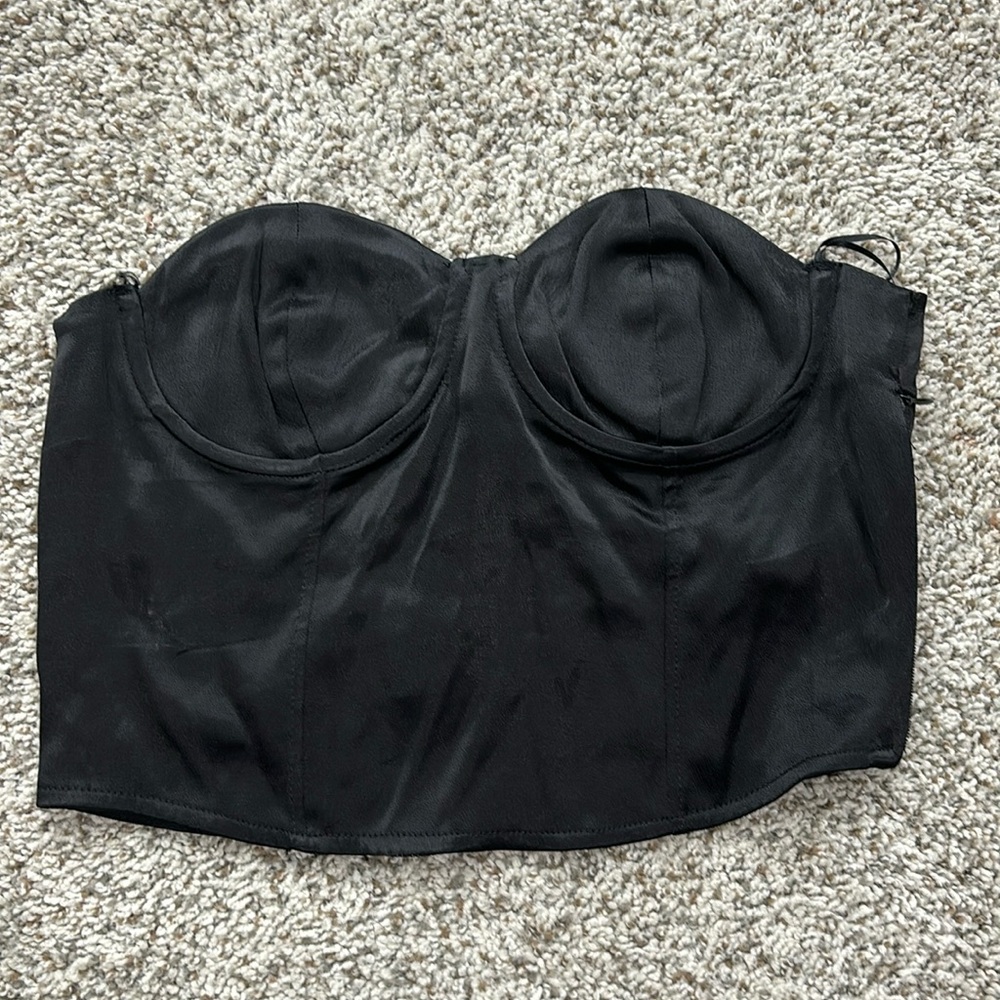 Zara Bodycon strapless top